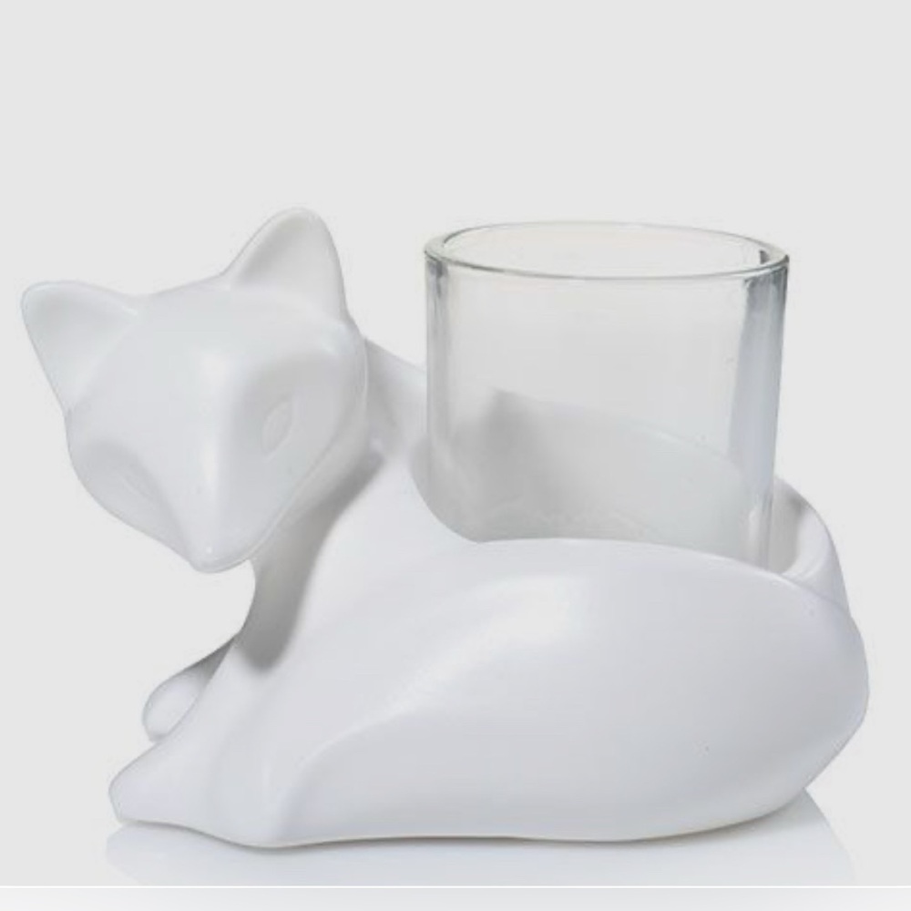 Yankee Candle White Fox Votive/Tea Light Holder